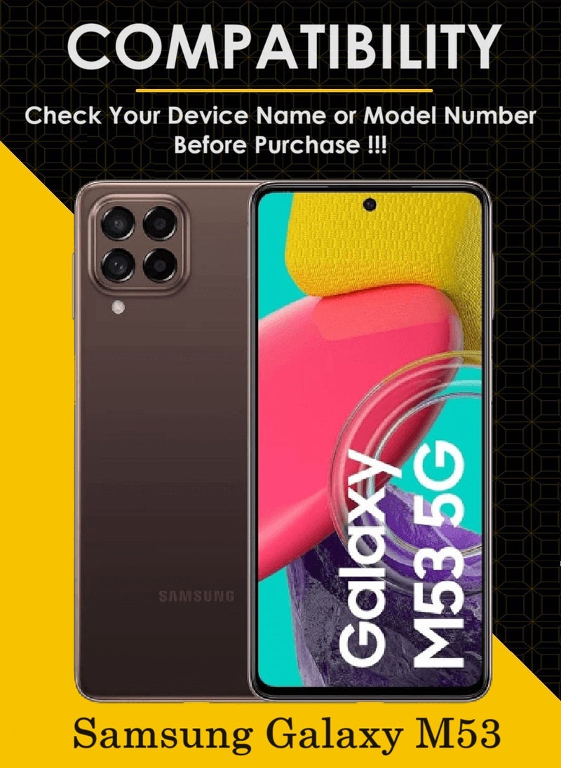 AINA Tempered Glass Screen Protector 5D Designed For Samsung Galaxy M53 Full Glue Edge to Edge Full Screen Coverage And Bubble Free - Image 3