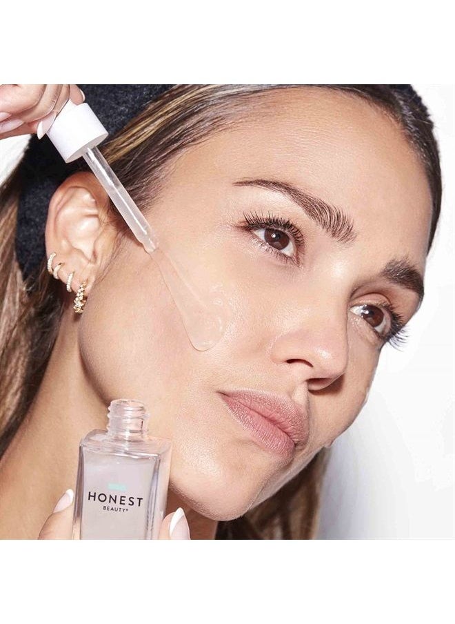 Honest Beauty Calm + POREfect Serum with Hyaluronic Acid + Niacinamide | Pore Minimizing, Sensitive Skin Friendly | EWG Verified, Vegan + Cruelty Free | 1 fl oz  - Image 3