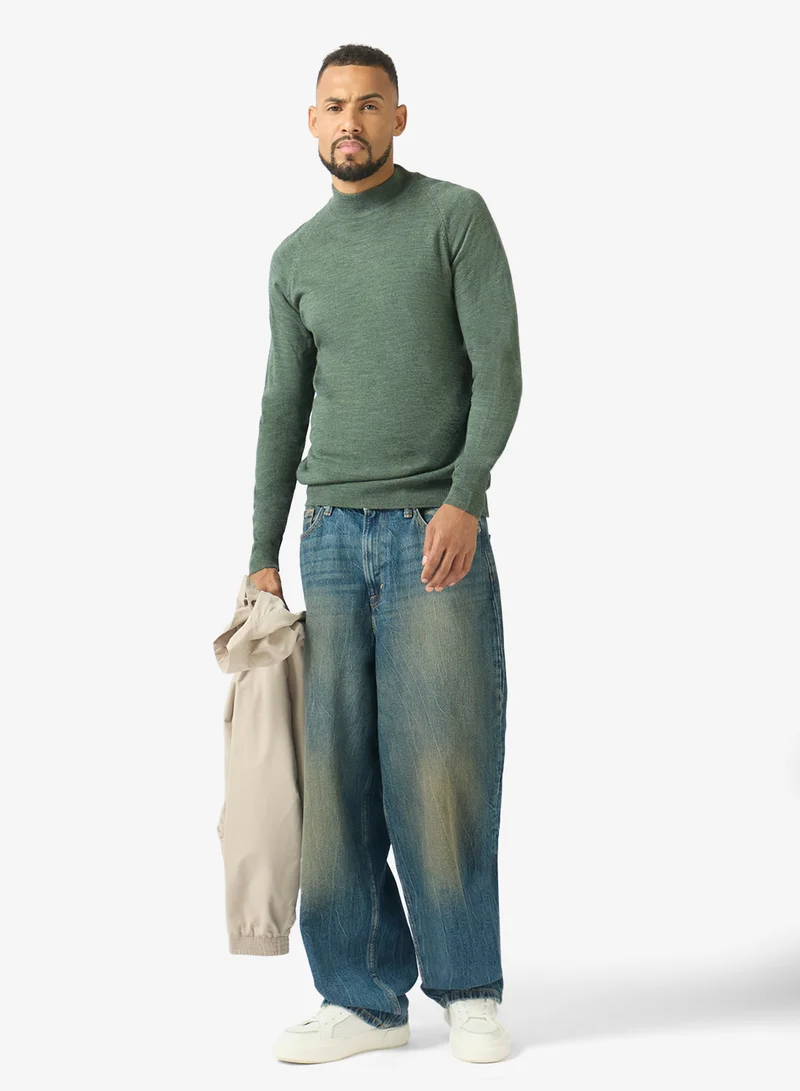 Seventy Five  Casual Turtle Neck Pullover Sweater for Men | Best Price UAE
