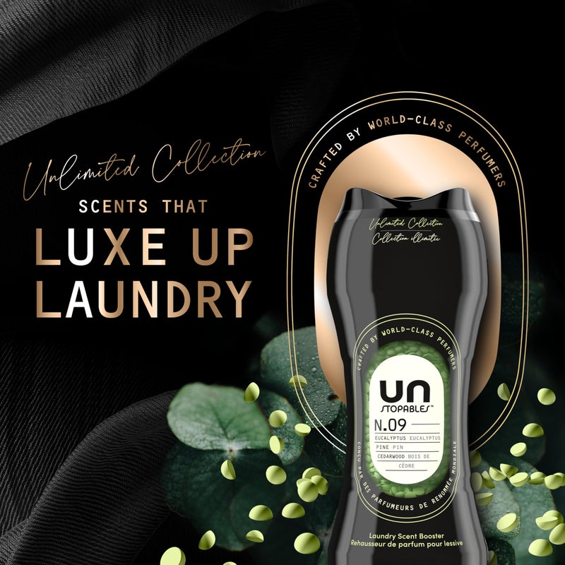 Downy Unstopables Unlimited Collection In-Wash Laundry Scent Booster Beads, No. 09, Fine Fragrance, Long-Lasting Fresh Scent Beads, 10.7 oz - Image 2