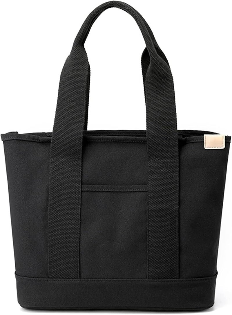 cheekyglo Large Capacity Multi-Pocket Handbag, Canvas Tote Bags Travel Bags Handbags With Zipper And Pockets for Women - Image 1
