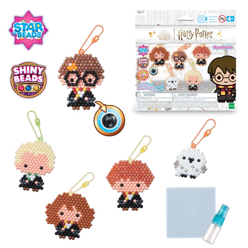 Aquabeads 35011 Harry Potter Keychain Craft Kit - Arts & Crafts Bead Activity Toy - Image 2