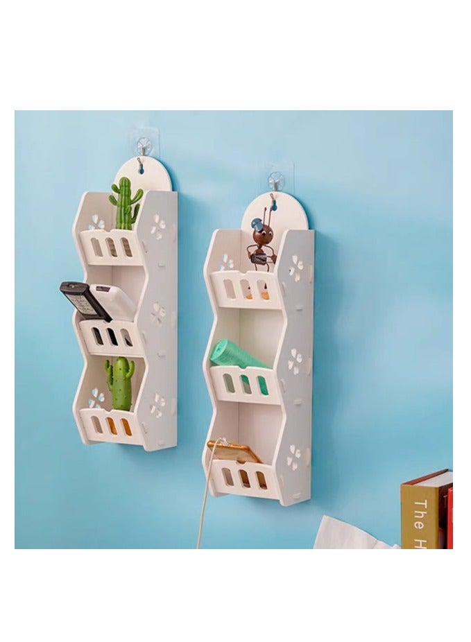 FFD Wall Hanging Storage Racks Shower Caddy No Drilling Removable Shower Shelf  - Image 3