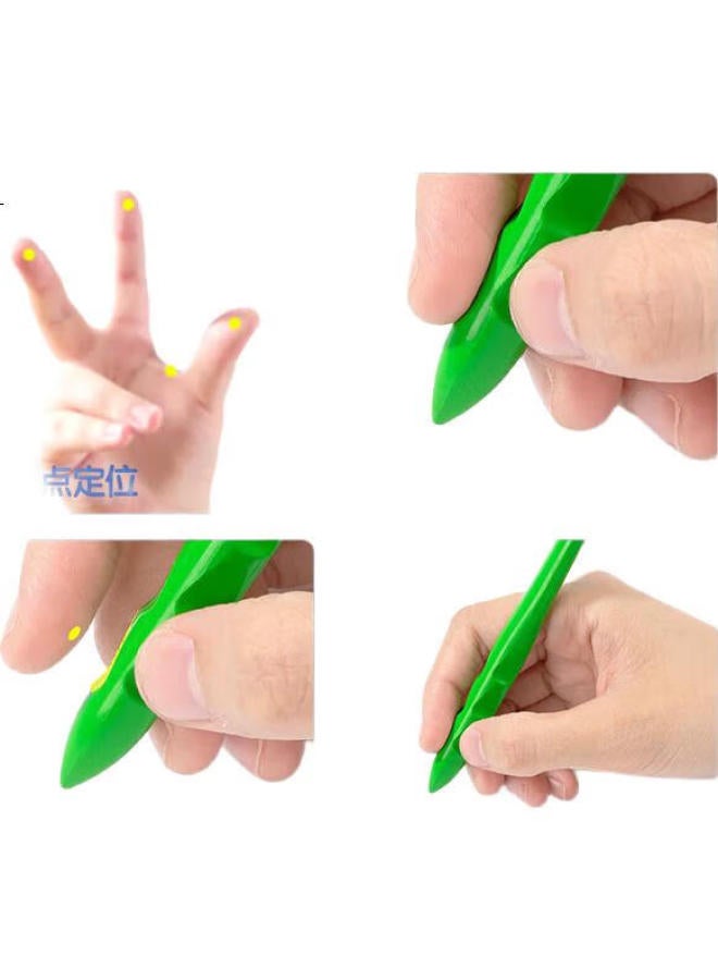 Deli 24 Colors Easy Grip Triangular Shaft Hole-Free Hand Crayons Children'S Painting Drawing Art Cute Yiyi Skiing (24 Colors/Box) Gift Hm719-24【Christmas Goods】Art Sketching - Image 1