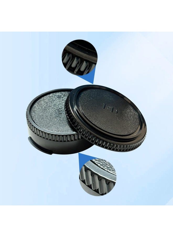 AMOTOK FD Camera Body and Rear Lens caps,Compatible with for AE-1P F-1 AV-1 A-1 AE-1 T-80 Camera and FD Mount Lens & FL Mount Lens - Image 5