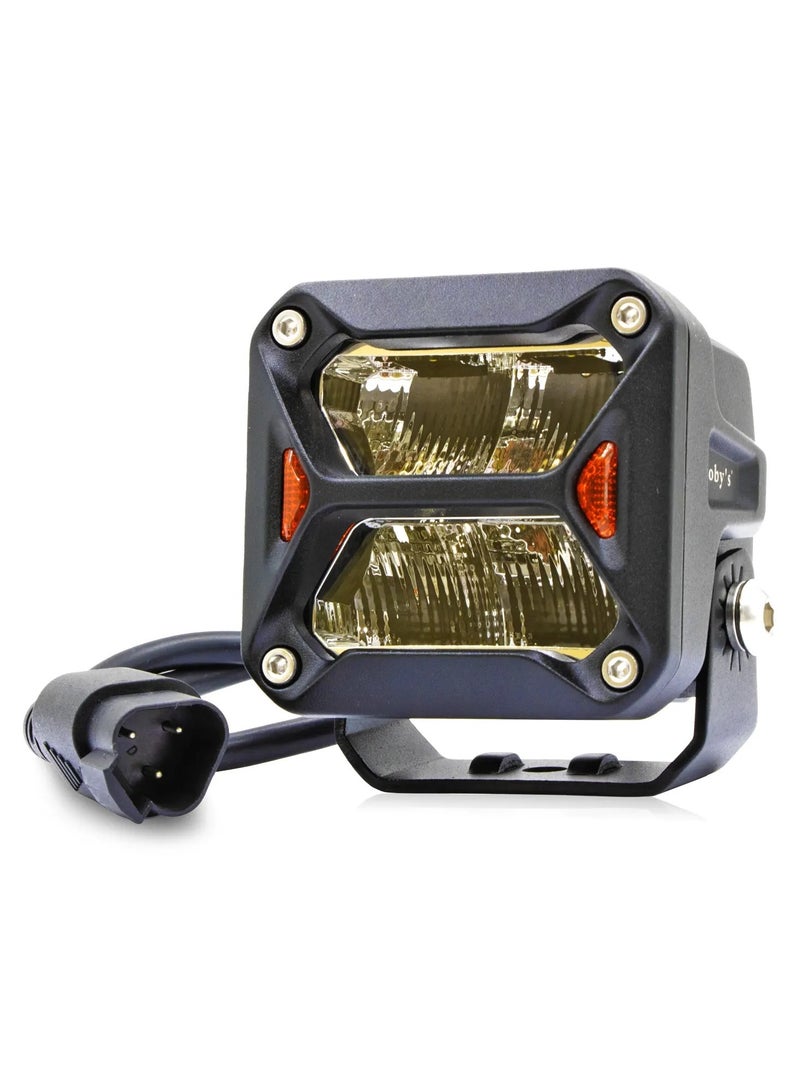 Toby's Toby’s New Launched 3″ 20W LED Work Light Mini Auxiliary Headlight Driving Lamp Diffuser Effects Truck Motorcycle 2pieces (Driving “wide beam”) - Image 3