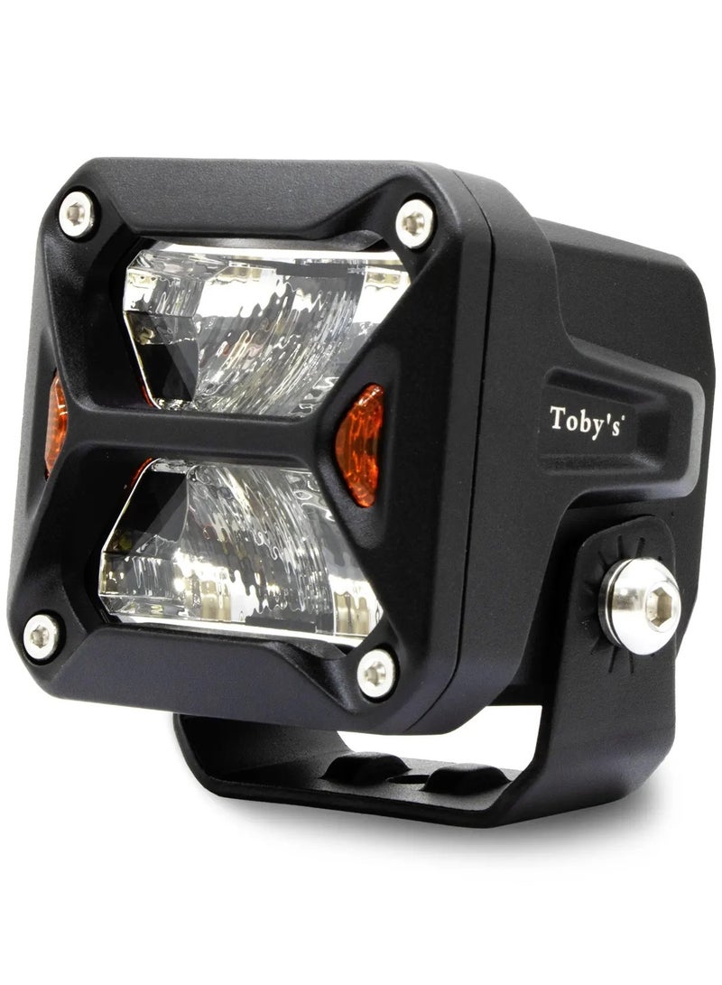 Toby's Toby’s New Launched 3″ 20W LED Work Light Mini Auxiliary Headlight Driving Lamp Diffuser Effects Truck Motorcycle 2pieces (Driving “wide beam”) - Image 5