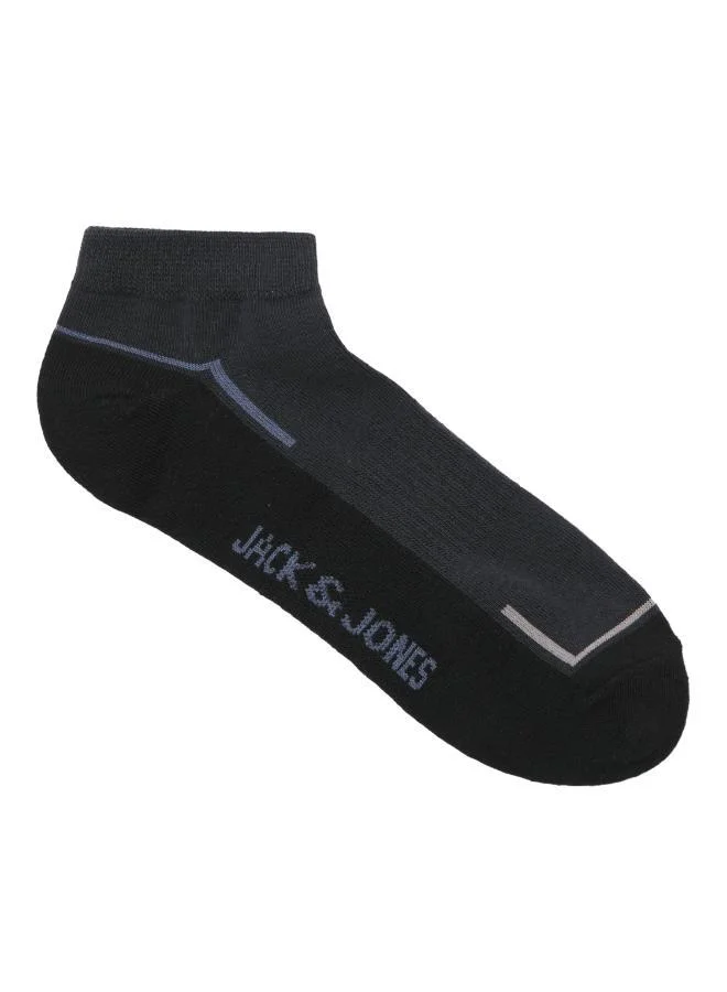 JACK & JONES Asphalt Pack:Asphalt - Asphalt 3 Pack Of Ankle Socks for Men | Best Price UAE