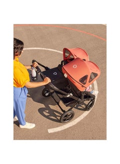 Bugaboo Donkey Breezy Sun Canopy  Sunrise Red  - Image 4