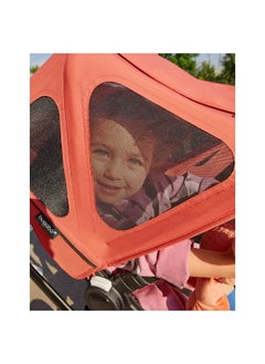 Bugaboo Donkey Breezy Sun Canopy  Sunrise Red  - Image 3