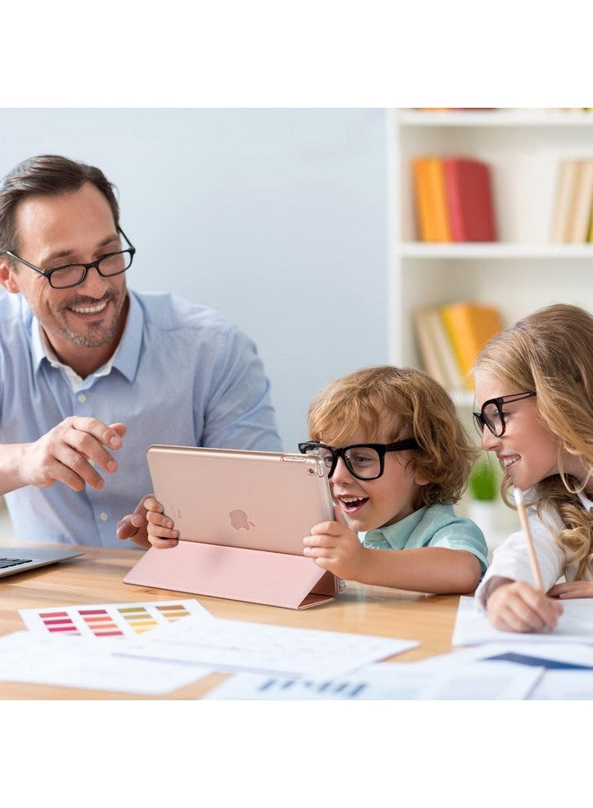 بروكاس حافظة برو كيس لجهاز آيباد الجيل التاسع 2021/ آيباد الجيل الثامن 2020/ آيباد الجيل السابع 2019، حافظة آيباد 10.2، غطاء آيباد الجيل التاسع - ذهبي وردي - Image 3