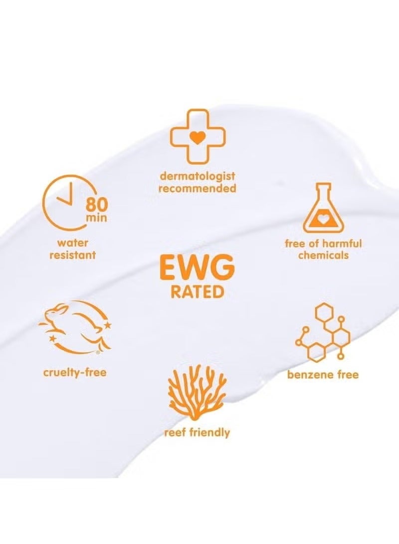 Thinkbaby SPF 50+ Baby Mineral Sunscreen – Safe, Natural Sunblock for Babies - Water Resistant Sun Cream – Broad Spectrum UVA/UVB Sun Protection – Vegan Baby Sunscreen Lotion, 3 Oz. - Image 3