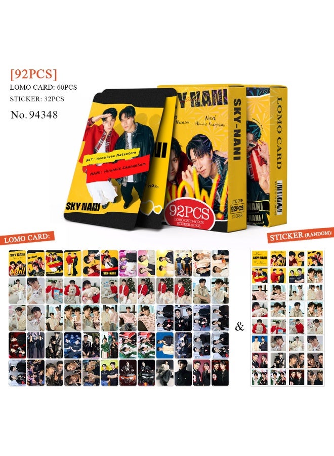 NIBEMINENT 92 Pcs TV Series of Thailand High School Frenemy SKYNANI Lomo Cards Card For Fans Collection Gifts - Image 1