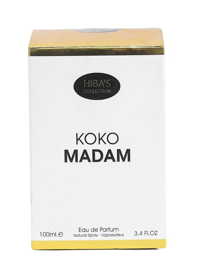 هيبا'ز كوليكشن Koko Madam Eau de Parfum بخاخ طبيعي - 100 مل (3.4 أونصة سائلة) - أناقة راقية مع رائحة خالدة - Image 3