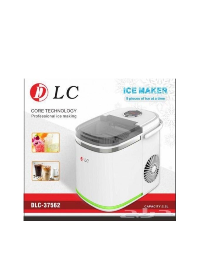 DLC Professional Ice Maker with Core Technology – 2.2L Capacity, Portable Design, Food-Grade Exhaust Port, Ideal for Office & Home Black 2.2 L 130 W 37562 black - Image 2