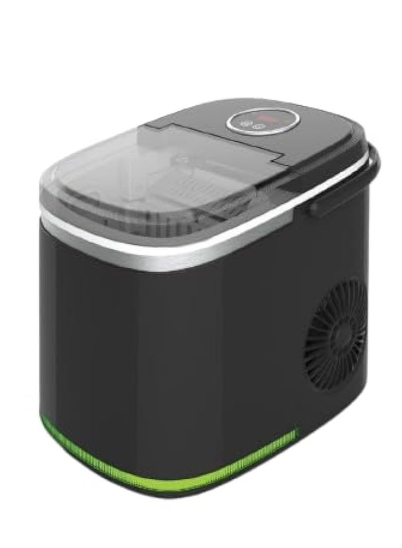 DLC Professional Ice Maker with Core Technology – 2.2L Capacity, Portable Design, Food-Grade Exhaust Port, Ideal for Office & Home Black 2.2 L 130 W 37562 black - Image 1