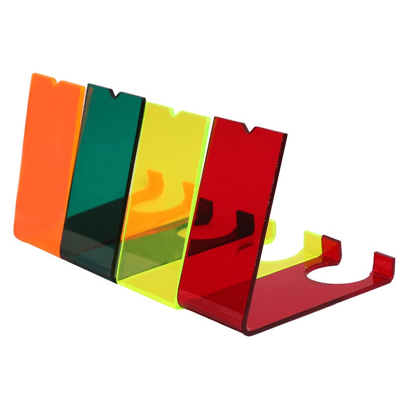 Rasper Acrylic Shoe Footwear Display Stand Multi Purpose Product GreetingsWedding Card Display Stand For Retail Shop Showroom Exhibition Pack Of 12 Pcs Multicolor Assorted - Image 3