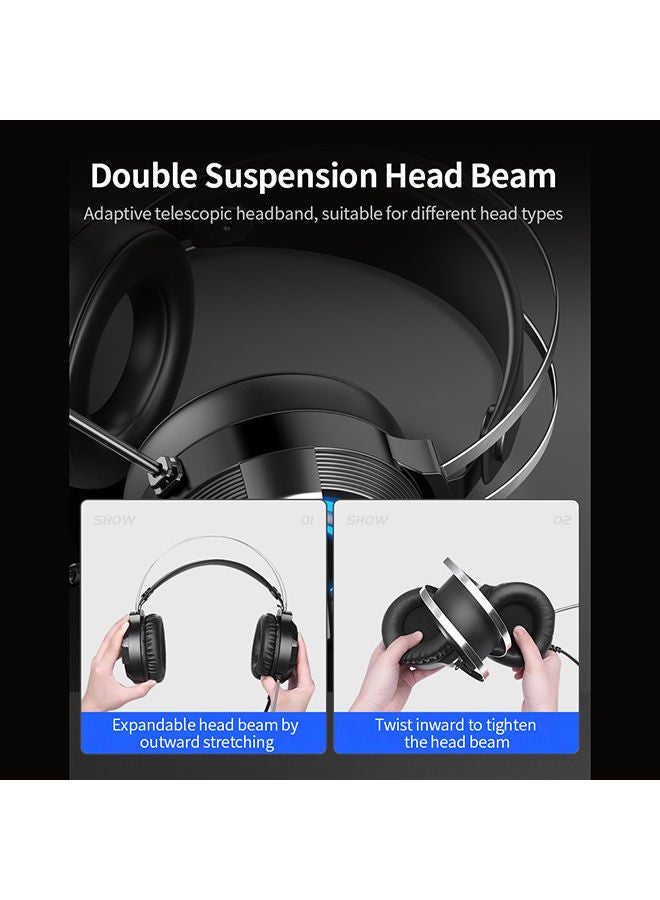 NIBEMINENT Stereo On-Ear Gaming Wired Headphone With Microphone - Image 4