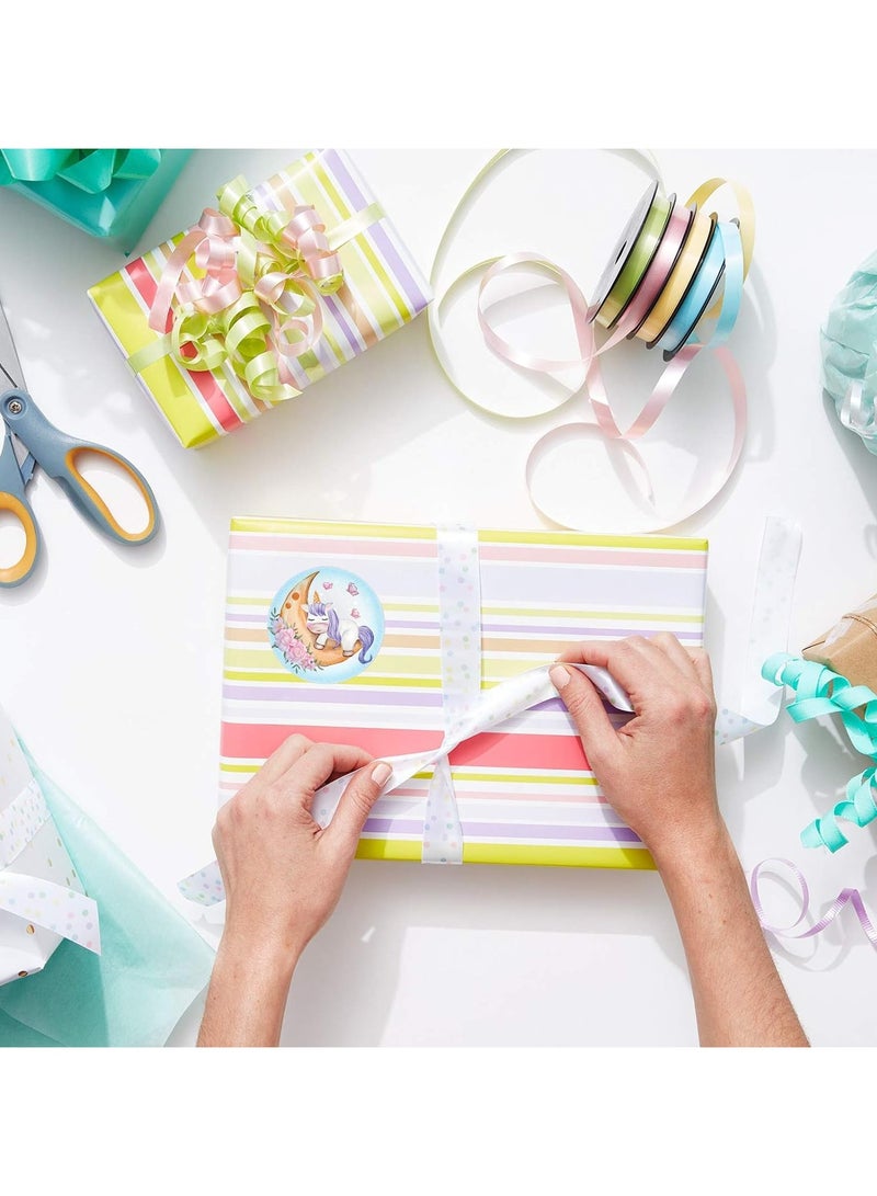 قوس قزح أورينبو 1000 ملصق يونيكورن للأطفال، ملصقات يونيكورن كيوت لتزيين الأعمال اليدوية، ملصقات لاصقة ذاتية 2.5 سم لتزيين الحقائب والهدايا لحفلات المدرسة وأعياد الميلاد - Image 5