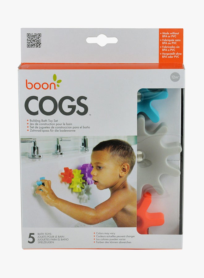 بون طقم ألعاب الاستحمام لبناء التروس من 5 قطع - Image 2