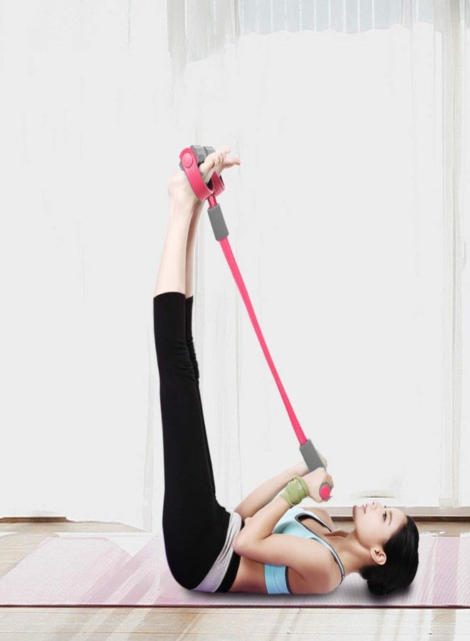 PINKACES Tubes Multifunctional Leg Exerciser Pull Rope Training Equipment Bodybuilding Accessory Pedal Resistance Band for Abdomen Waist Arm Legs Yoga Stretching Slimming Training - Image 4