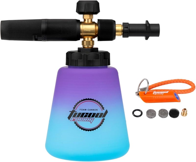 Tucool Racing Foam Cannon for Karcher K Series, Adjustable Snow Foam Lance Compatible with Karcher’s K2/K3/K4/K5/K6/K7 Pressure Washer (Karcher K2-K7 Violet) - Image 1