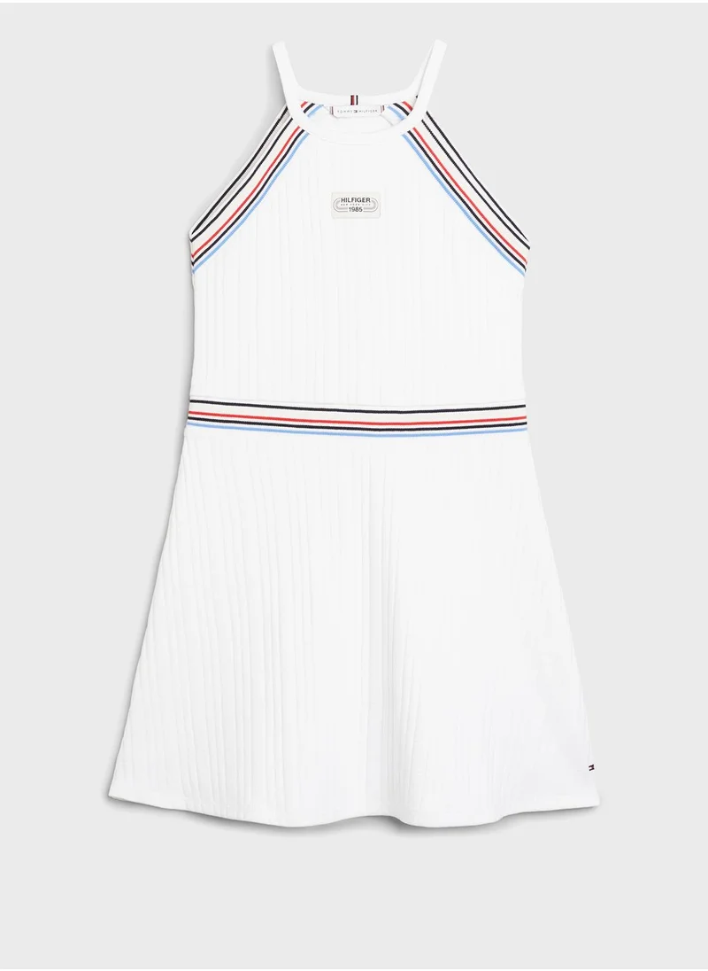 TOMMY HILFIGER Kids Striped Sport Dress