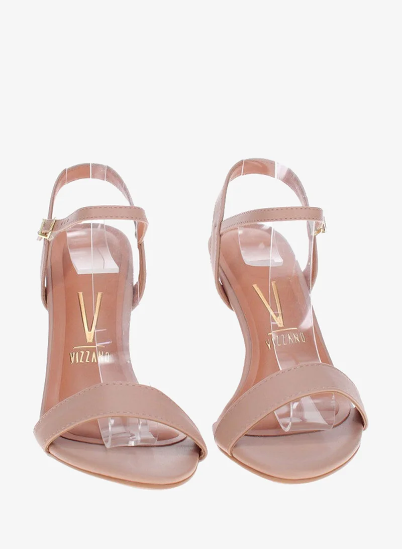 VIZZANO  Vizzano Ladies High Heel Sandals Beige | Made In Brazil for Women | Best Price UAE