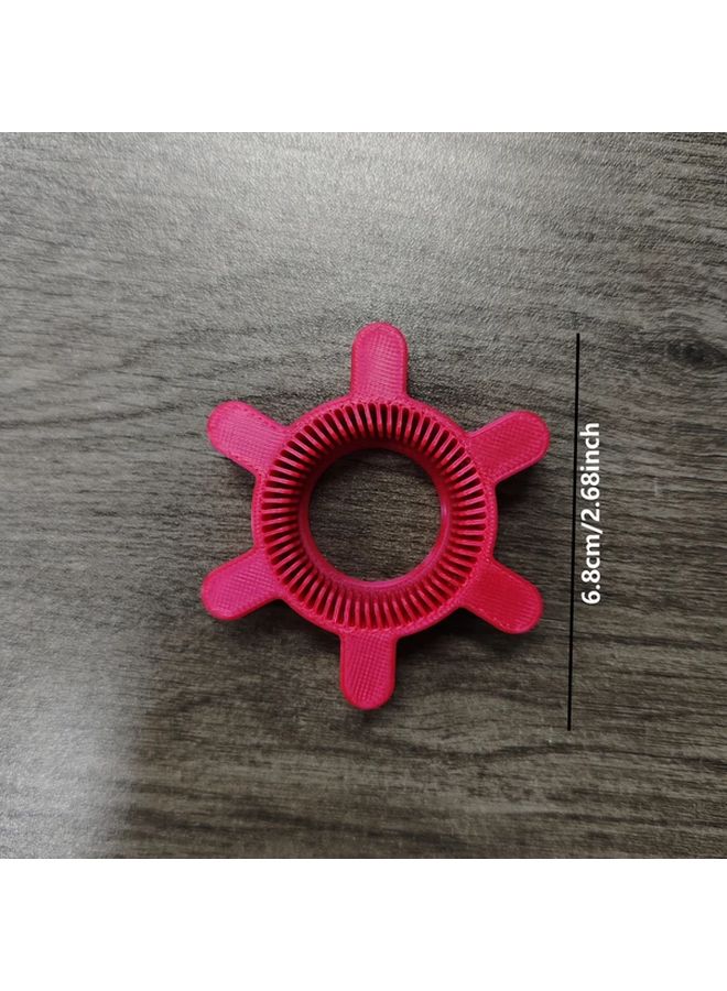 فتاحة زجاجات بلاستيكية صفراء يدوية سهلة الإمساك مع غطاء دوار مقبض مريح ومتين لأدوات المطبخ - Image 4