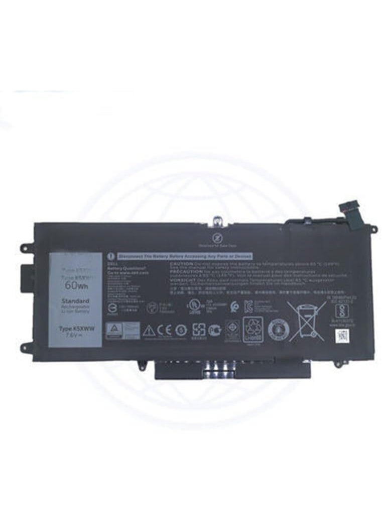 Battery Compatible for DELL Latitude 5289 7390 60WH 2-in-1 battery K5XWW PC 60WH / 7500mAh - Image 1