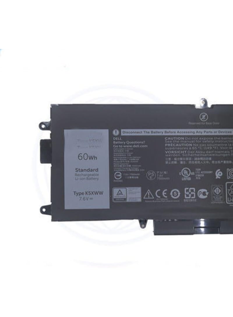 Battery Compatible for DELL Latitude 5289 7390 60WH 2-in-1 battery K5XWW PC 60WH / 7500mAh - Image 2