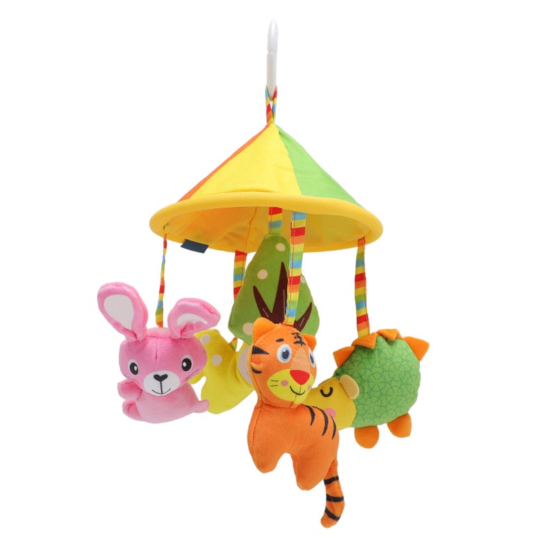 Crib Mobile: Premium Plush Safe Material - Calming Sensory Developmental Baby Crib Toy for Newborn Stroller Car Seat Nap Time - Image 3