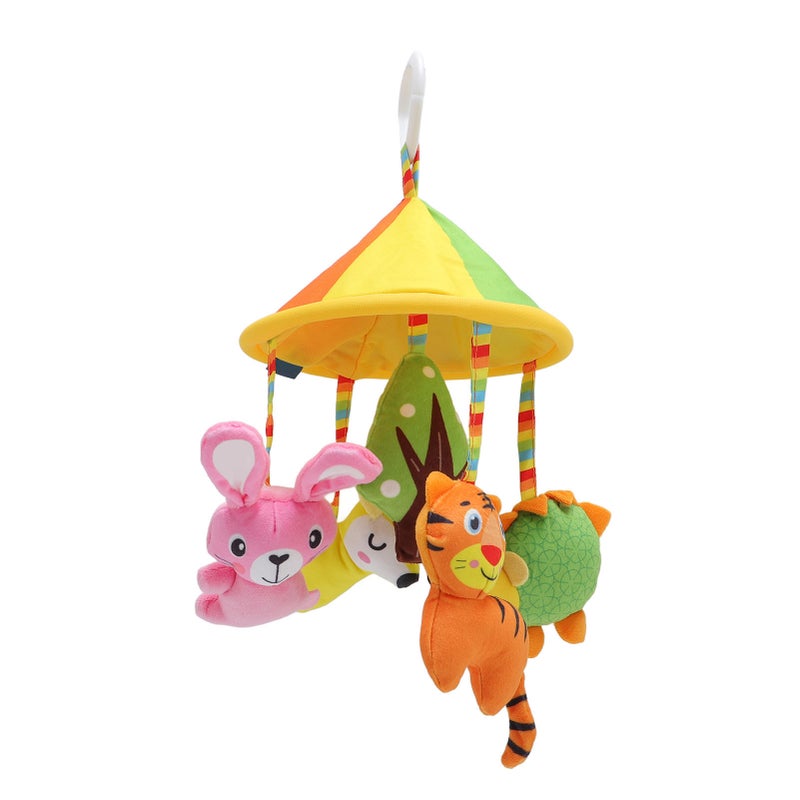Crib Mobile: Premium Plush Safe Material - Calming Sensory Developmental Baby Crib Toy for Newborn Stroller Car Seat Nap Time - Image 4