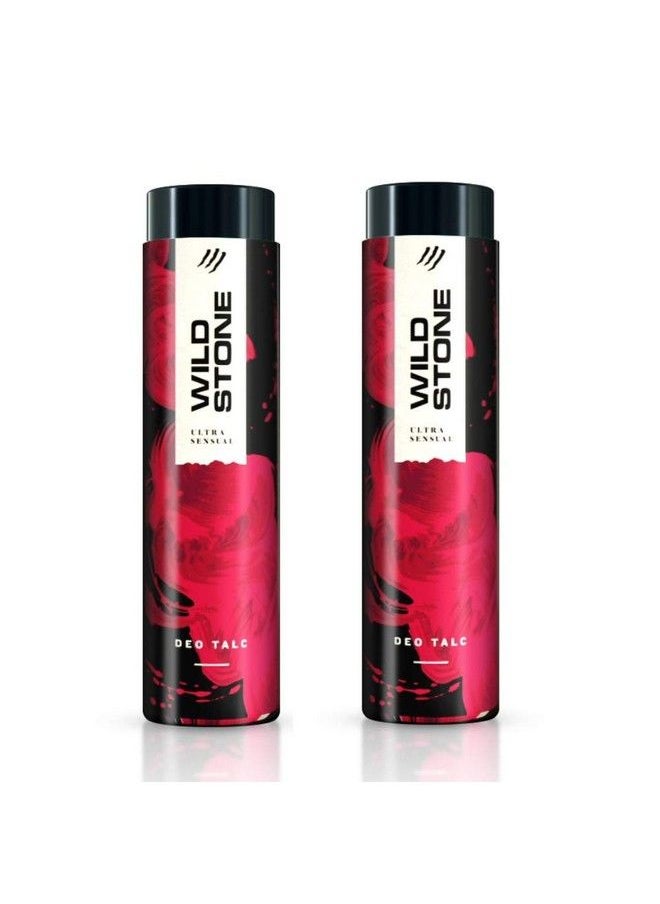Wild Stone Ultra Sensual Talcum Powder 100Gms Pack Of 2  - Image 1