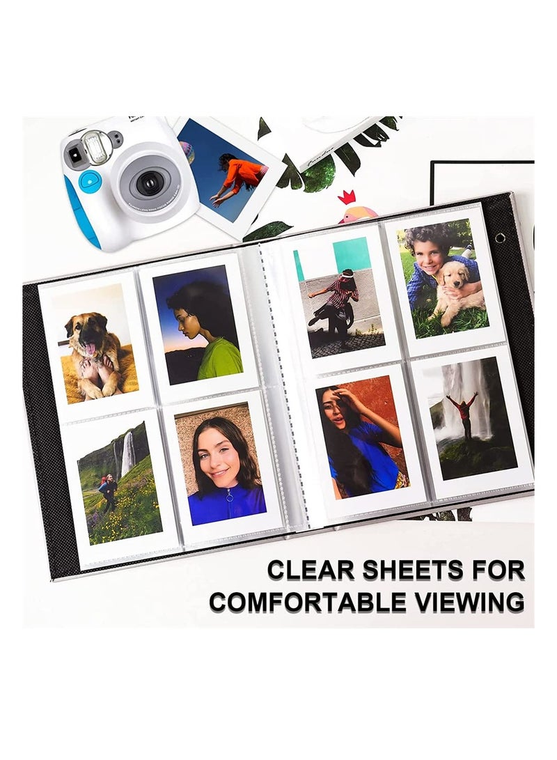 SYOSI Mini for Polaroid Photo Album Book 208 Pocket Pictures Fujifilm Instax 7s 8 9 11 25 26 40 50s 90 Evo Z2300 Instant Camera Snap - Image 3