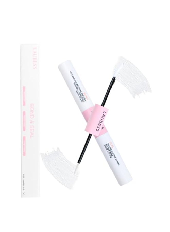 LAUBESS Lash Bond Seal Clear Lash Glue DIY Extensions Waterproof Long Lasting Strong Hold 4872 Hours - Image 1