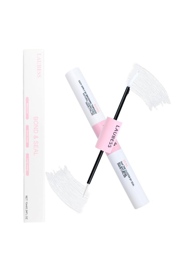 LAUBESS Lash Bond Seal Clear Lash Glue DIY Extensions Waterproof Long Lasting Strong Hold 4872 Hours - Image 2