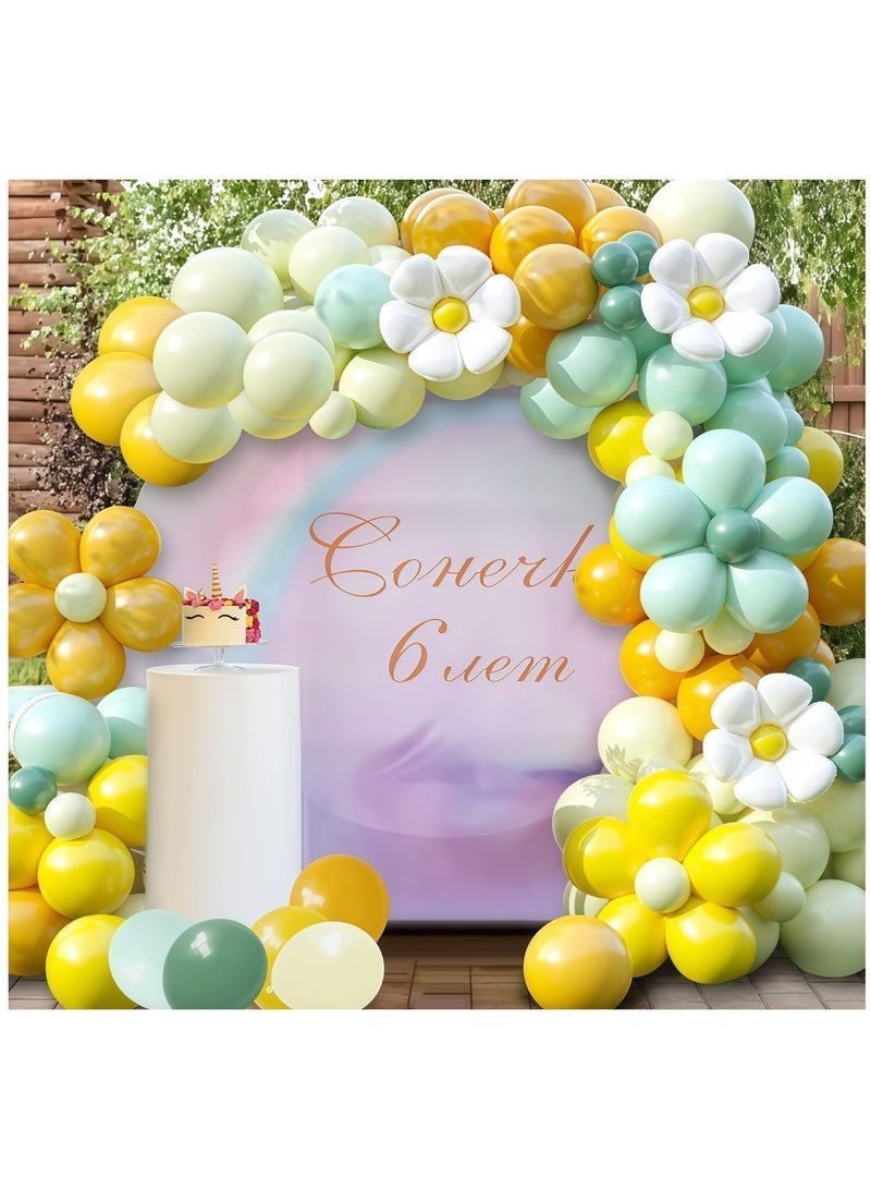 عالم البالونات مجموعة قوس البالونات المزخرفة من اللاتكس بلون الماكارون - مثالية لحفلات التخرج وحفلات استقبال المولود وحفلات الزفاف وأعياد الميلاد وحفلات توديع العزوبية - مناسبة للاستخدام الداخلي والخارجي - Image 3