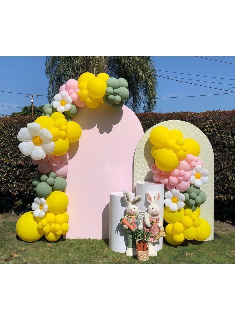 عالم البالونات مجموعة قوس البالونات المزخرفة من اللاتكس بلون الماكارون - مثالية لحفلات التخرج وحفلات استقبال المولود وحفلات الزفاف وأعياد الميلاد وحفلات توديع العزوبية - مناسبة للاستخدام الداخلي والخارجي - Image 2