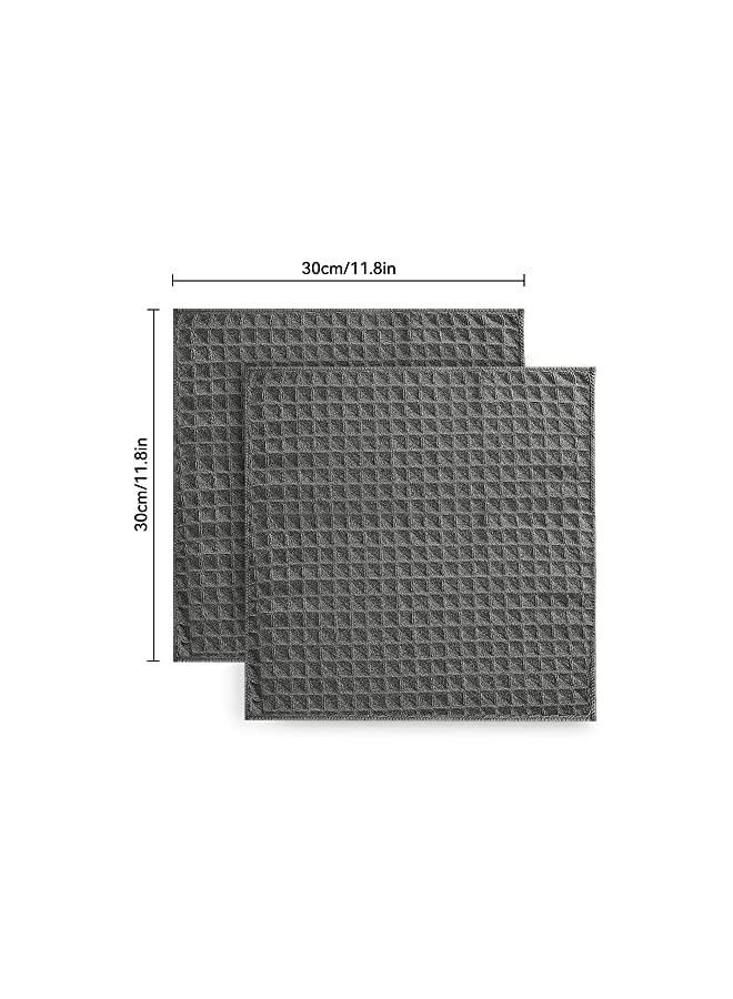 PROMASS promass Coffee Cloth 4 Pack 12"x12" Microfiber Barista Towels Coffee Machine Cleaning Cloth Accessories for Espresso Machine, Steam Wand, Countertop - Image 2