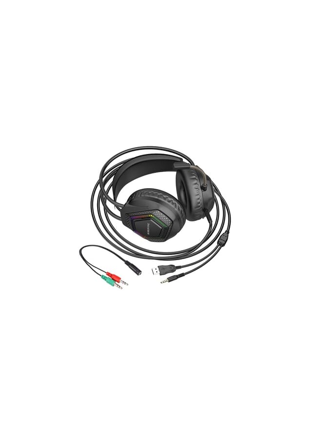 Borofone Headphones BO105 Thunder black - Image 4