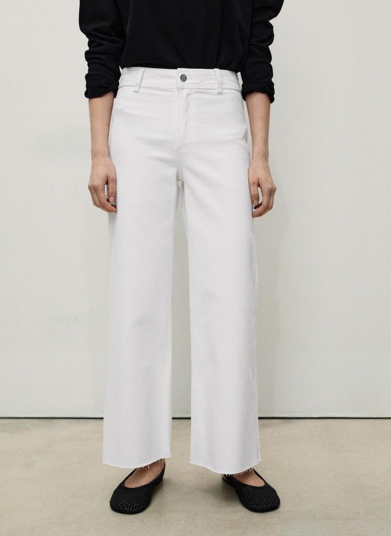 MANGO Catherin Culotte High-Rise Jeans  - Image 1