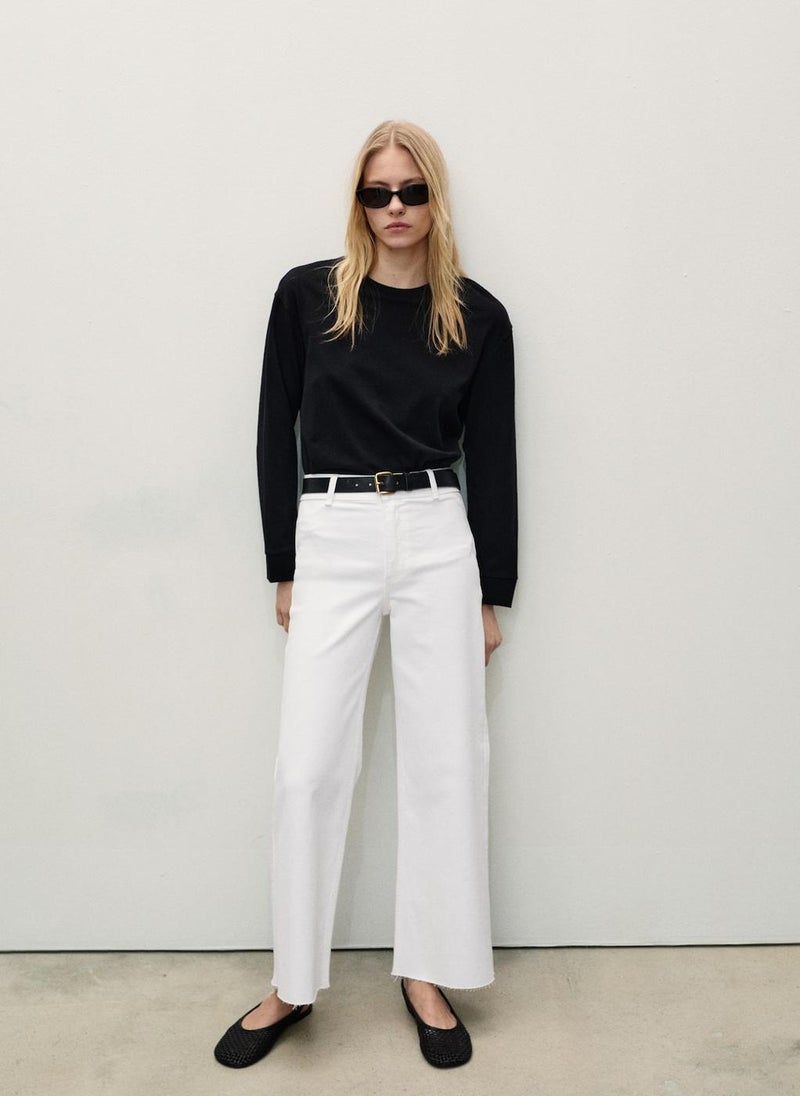 MANGO Catherin Culotte High-Rise Jeans  - Image 4