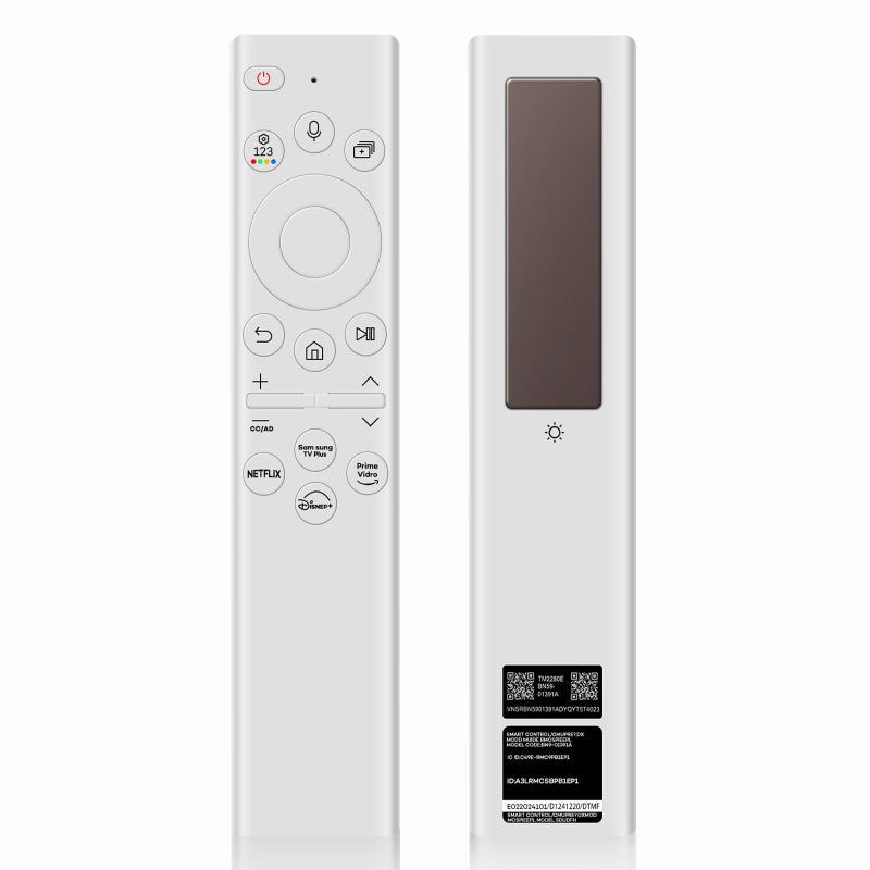 Seayoo BN5901391A Solar Frame TV Remote Replacement for Samsung Smart TV with Voice Bluetooth Rechargeable Solar Cell Compatible with Samsung 2020 to 2025 Neo LED 4K Ultra HD TV Samsung Frame Remote - Image 2