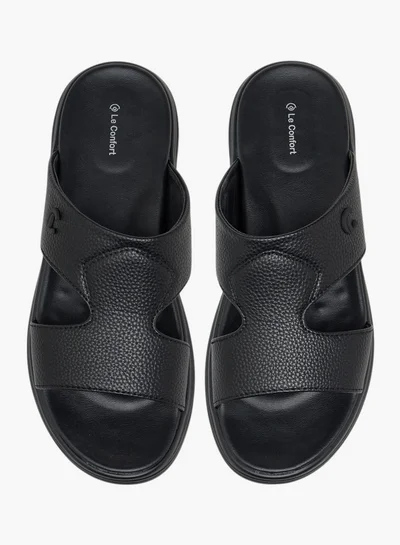 Le Confort Men Cutout Detail Slip-On Comfort Sandals
