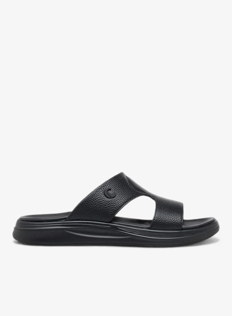 Le Confort Men Cutout Detail Slip-On Comfort Sandals
