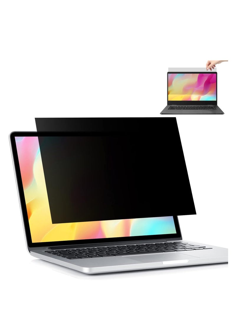 14 Inch Laptop Privacy Screen Compatible with HP Envy/Dell/Asus/Acer/Samsung/Lenovo,Eye Protection Anti Blue Light Glare Privacy Filter for All 14" with 16:9 Aspect Ratio Laptop Privacy Guardian  - Image 1