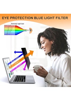 Generic شاشة خصوصية للكمبيوتر المحمول مقاس 14 بوصة متوافقة مع أجهزة HP Envy/Dell/Asus/Acer/Samsung/Lenovo، فلتر حماية العين ضد وهج الضوء الأزرق لجميع أجهزة الكمبيوتر المحمولة مقاس 14 بوصة بنسبة عرض إلى ارتفاع 16:9  - Image 4