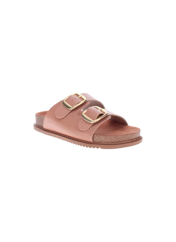 بيرا ريو Beira Rio Ladies Flat Sandals Nude | Made In Brazil