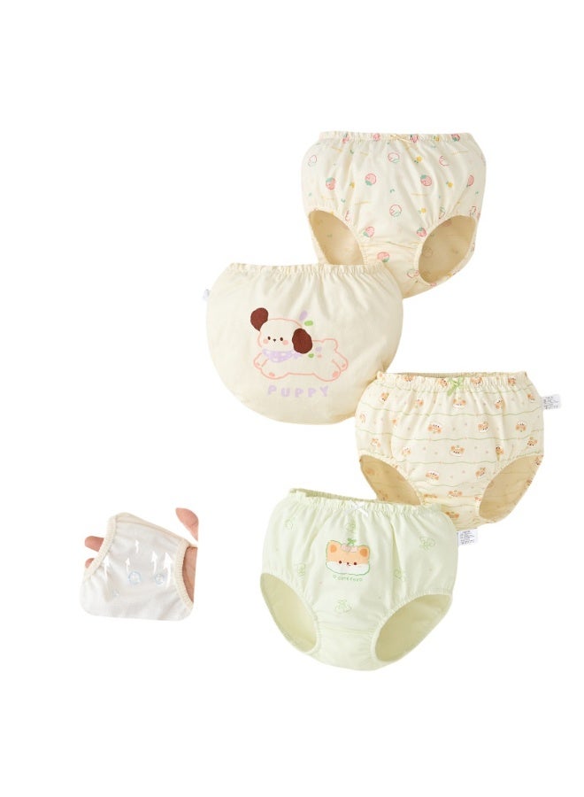 KUYING New Comfortable Skin friendly Breathable Underwear Set 0f 4